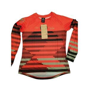 Endura Womens MT500 Supercraft L/S Tee L‎ Recycled Fabric Orange/Black